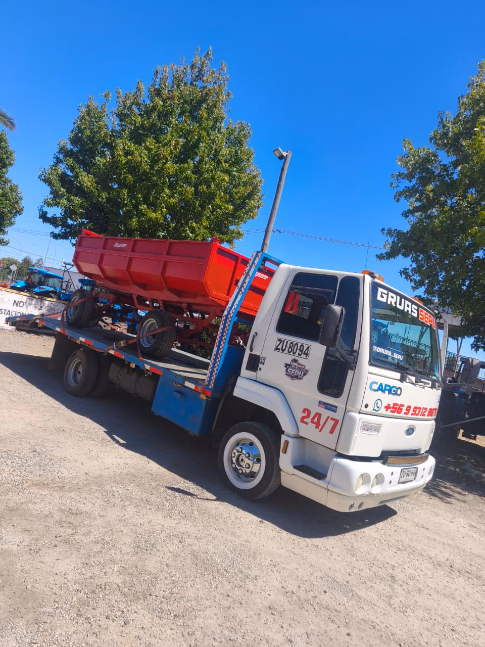 Grúa Sepu — maquinaria agricola